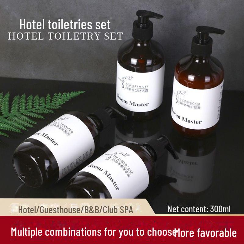 

Премиальный набор шампуней и гелей для душа для отелей 500 мл — идеально подходит для гостиниц, салонов красоты, клубов 300ML body wash
