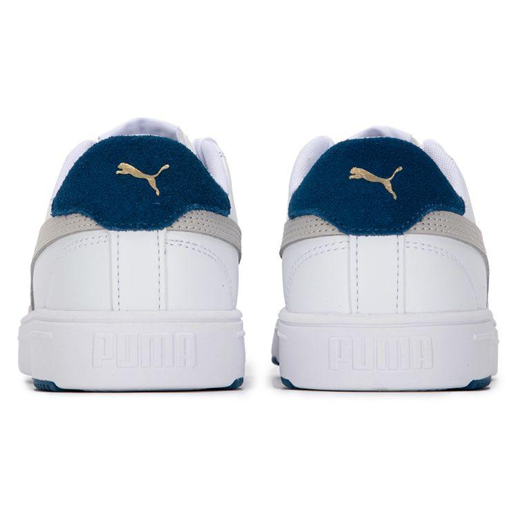 Puma Serve Pro Lite White Sailing Blue Unisex Sneakers Grey-Violet Team-Gold 374902-15