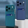 Luxury Silicone Soft Phone Cases For iPhone 17 17Air Air Pro Max 17Pro Case For Apple 17ProMax ProMax Card Slot Wallet Bag Cover