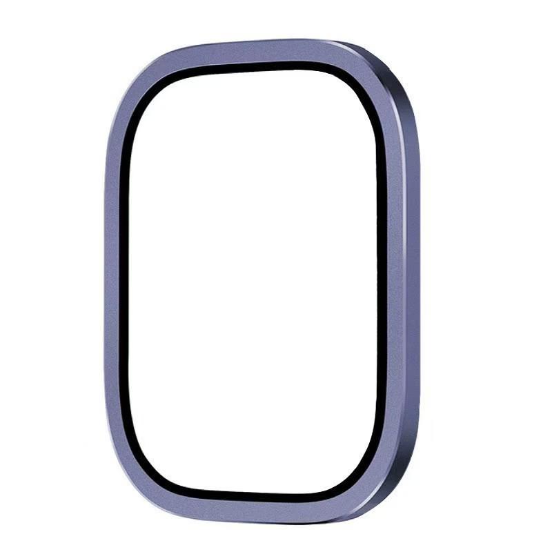 HD Gehärtetes Glas Metalllünettenfolie für Apple Watch Ultra 4