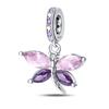 Original Copper Heart-Shaped Flower Butterfly Animal Pendant Rubik'S Cube Bead Fit Diy Exquisite Jewelry Women Gift