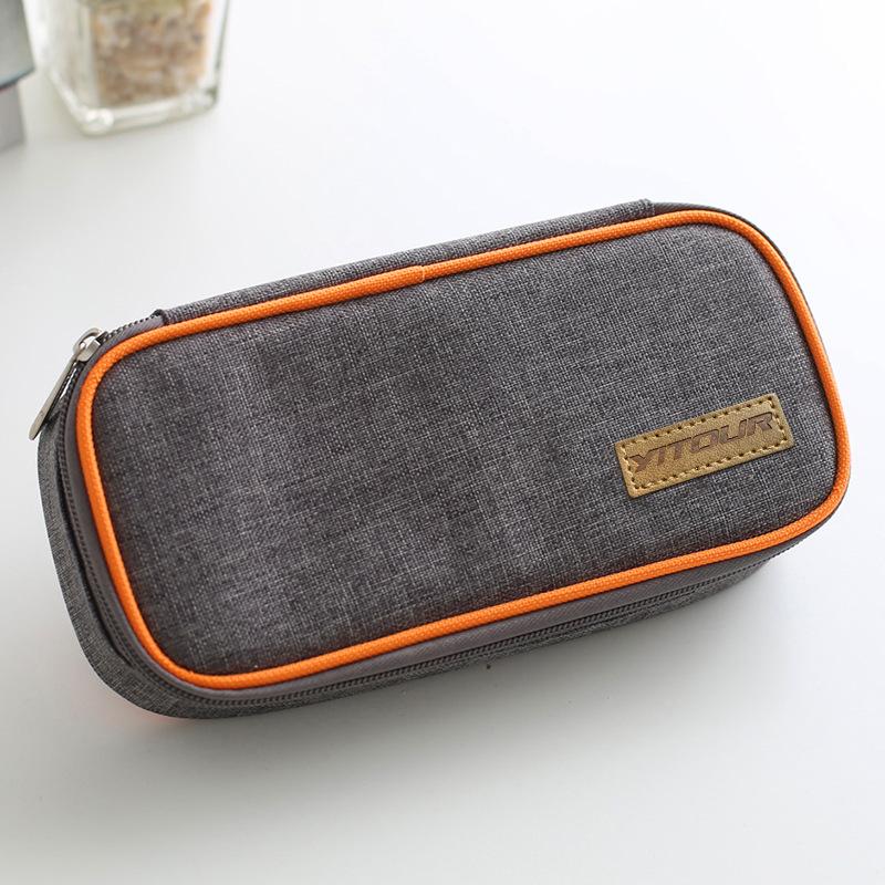 Portable Insulin Cooler Bag with 2 Ice Bags Outdoor Travel Waterproof Aluminum Foil Insulated Diabetic Insulin Cooler Case Box