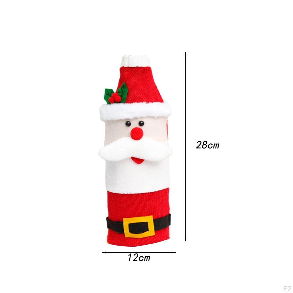 Christmas Wine Bottle Cover, Accessories Party Favors, Adorable Tableware