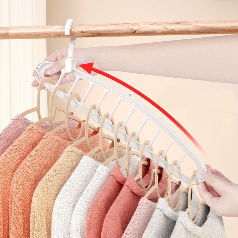 11-Hole Clothes Hanger Organizer Wardrobe Space Saving Storage Hanger For Clothes Folding Hangers Closet Drying Racks Home