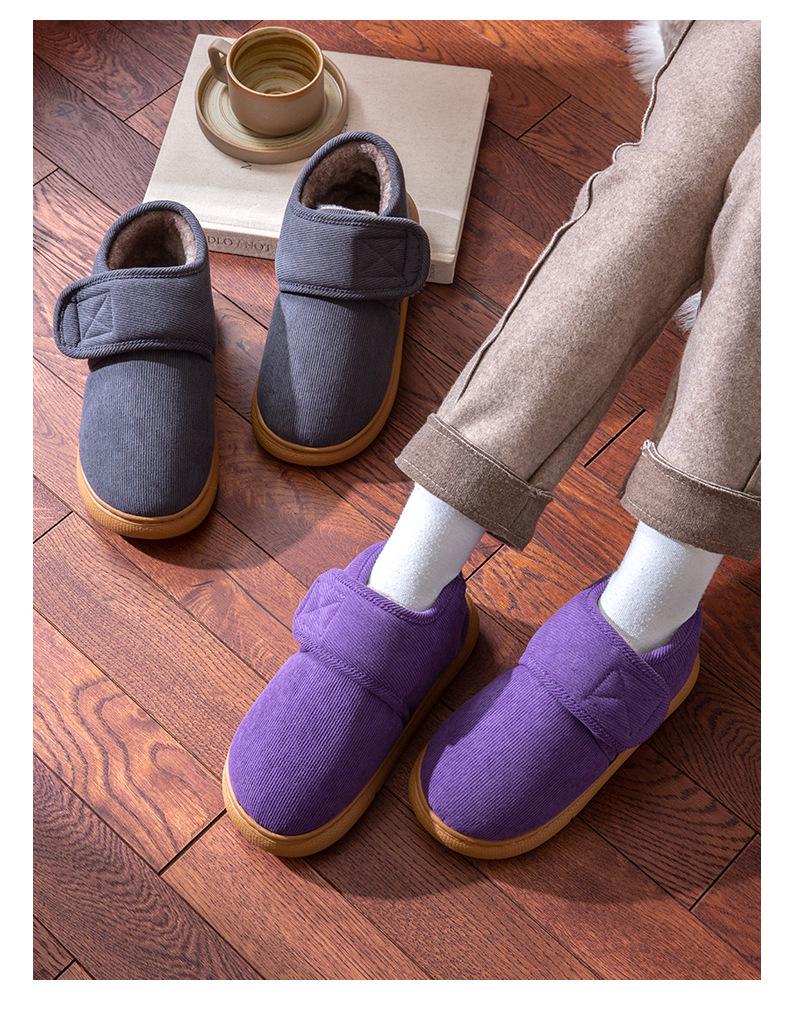 Men's Indoor/Outdoor Cotton Slippers - Autumn/Winter Non-Slip, Thick Bottom, Velvet-Warm 2025 Edition