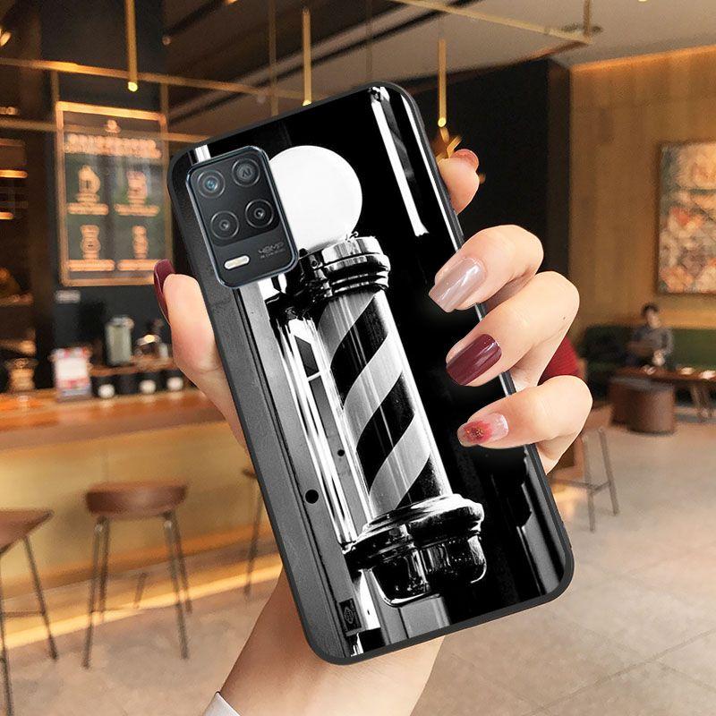 Funda Funny Letter Barber Shop Hair Phone Cover For Oppo Realme 8Pro 6PRO 6i 7pro 9i 9pro C11 C21Y C21 C25Y C25S C3 Q3S XT Cases
