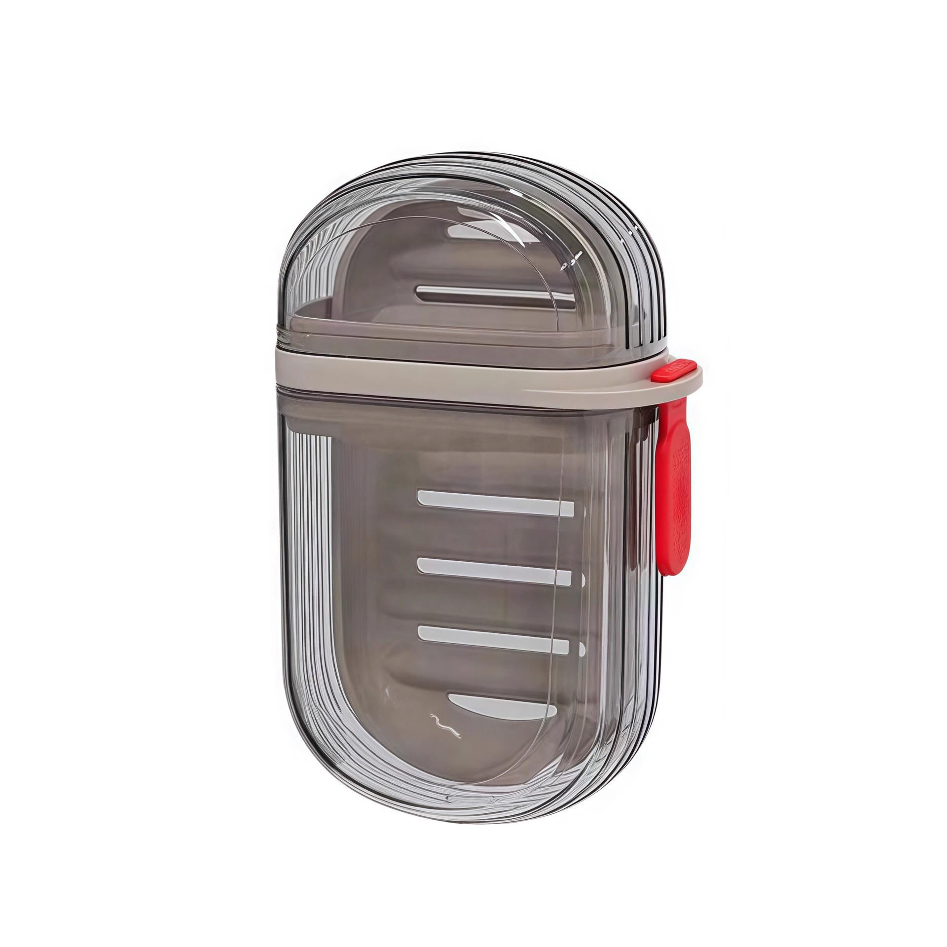 

Дорожная мыльница высокого класса с крышкой и дренажем - Компактное, герметичное хранение мыла для деловых поездок и выездов.