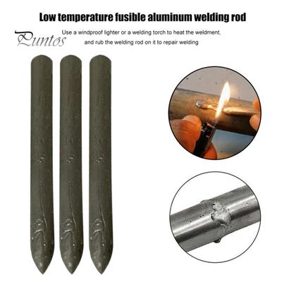 6/8/12/15/20Pcs Powder Cored Welding Aluminum Rod Low Temperature Easy Melt Aluminum Soldering Welding Rods Without Solder Weld Tools