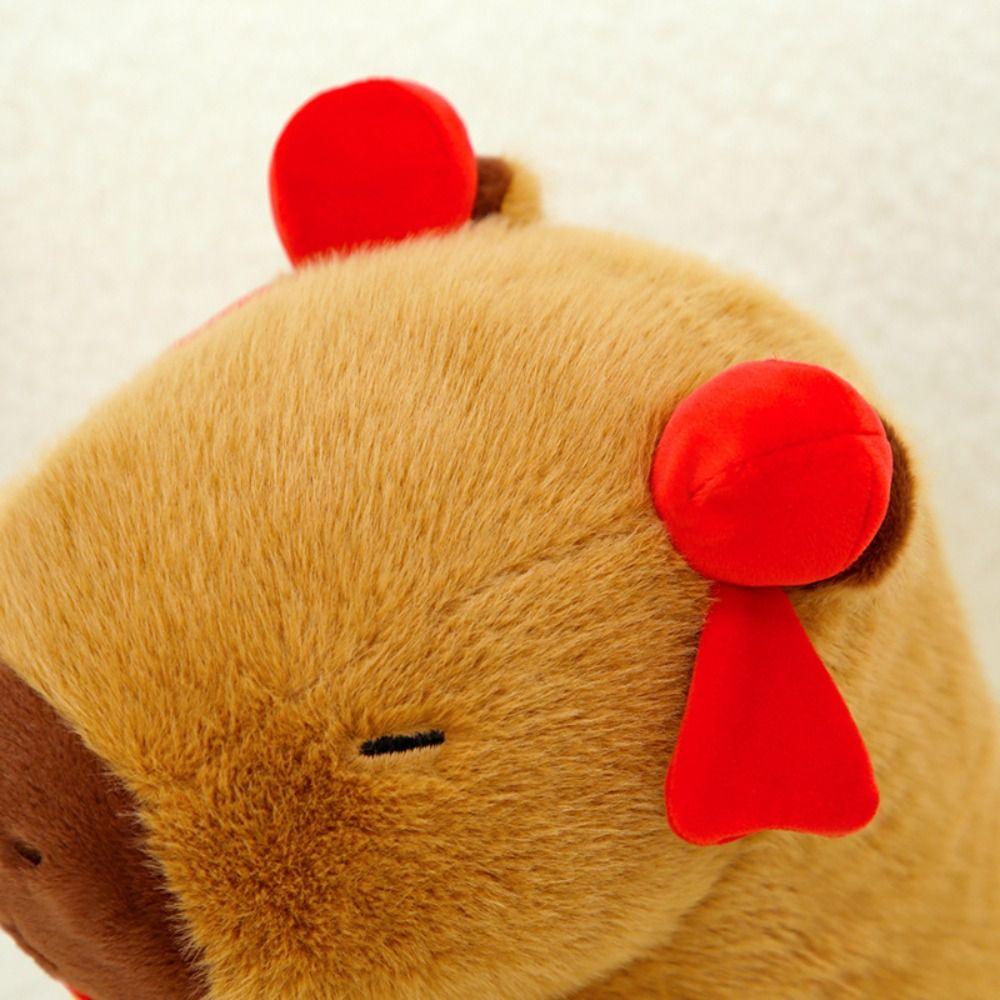 Stuffed Capybara Plush Doll Soft Stuffed Capybara Doll Kawaii Simulation Capybara Toy  Home Decor