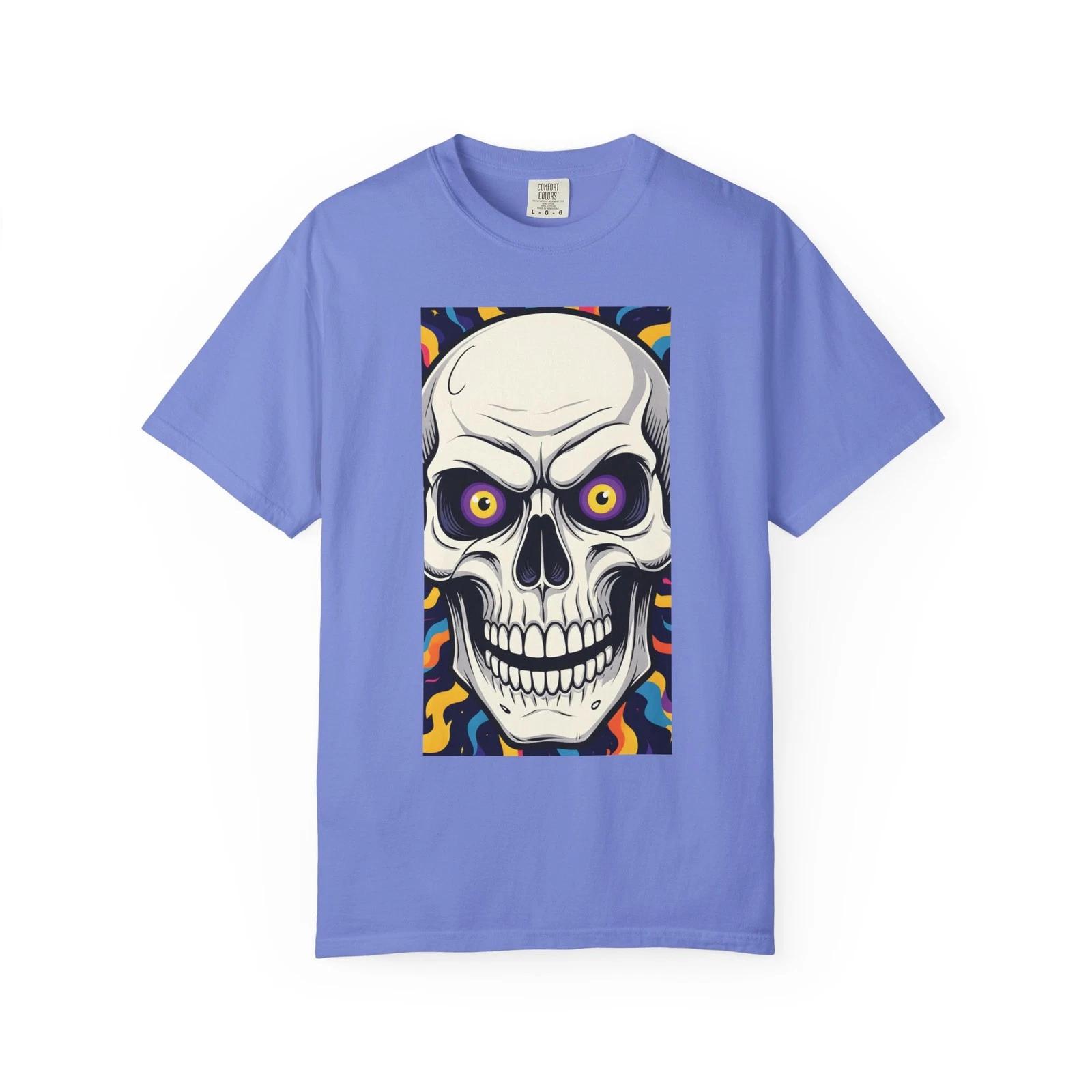 Skull Graphic Unisex T-shirt - Funky Tee, Casual Wear S