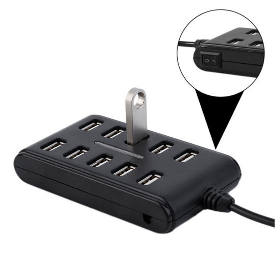 Expansion Dock High-speed 10 in 1 Transmission Multifunctional USB2.0 Portable Splitter Cable Hub