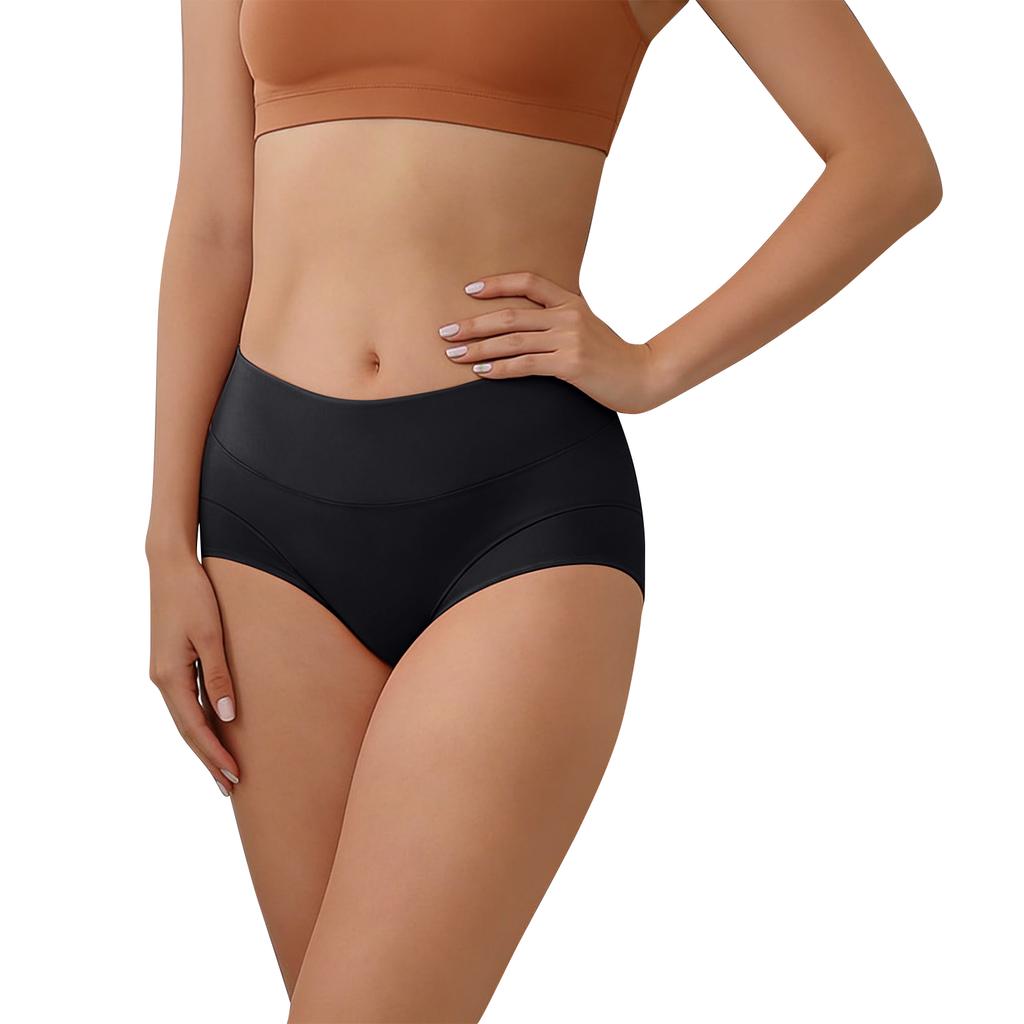 Women'S Menstrual Panties Mid-Waist Cotton Postpartum Women'S Panties Fully Covered Panties