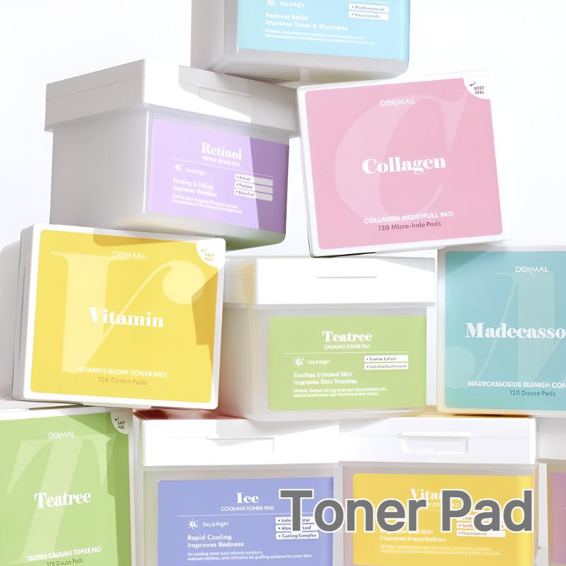 [DERMAL] Ice Cooling Toner Pad 120  6 Types