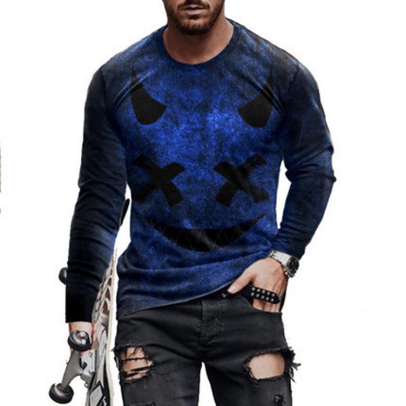 

Men s Long Sleeved T-shirt Animal Tiger Wolf 3D Digital Printing Comfortable Plus Size Personalized Fashionable Autumn Winter Long Sleeved T-shirt 6XL