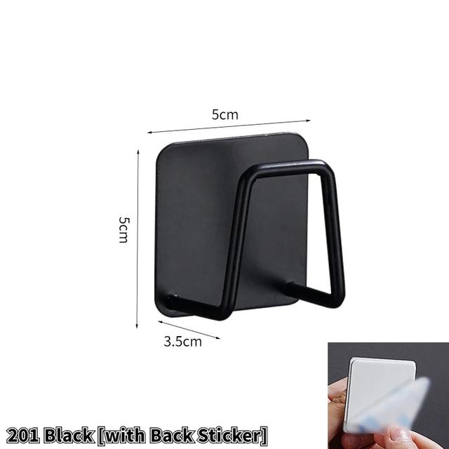 Noul suport pentru bureți de bucătărie Autoadeziv pentru chiuvetă Bureți de scurgere Suport de uscare Suport de depozitare din oțel inoxidabil Accesorii pentru chiuvetă de bucătărie #