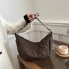 Foreign Style Bag Women's Large Capacity 2025 New Spring Fashion Dumpling Bag Niche Nylon Shoulder Messenger Bag