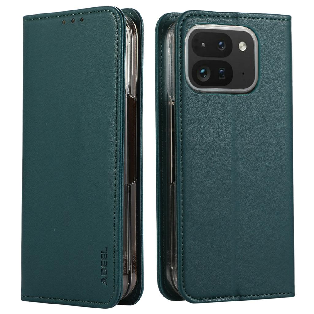 ABEEL For Google Pixel 10 Pro Fold Phone Case RFID Blocking Leather Flip Cover