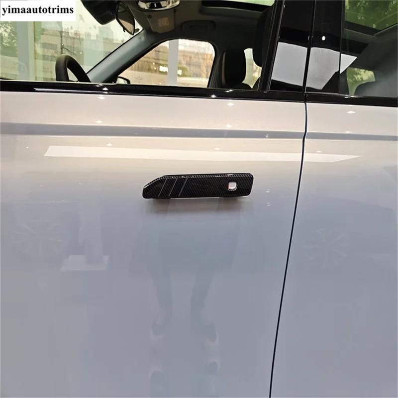 RHD LHD Outer Door Handle Decoration Cover Trim Carbon Fiber Accessories Exterior For Chery Tiggo Jaecoo7 TJ-1  2024 2025