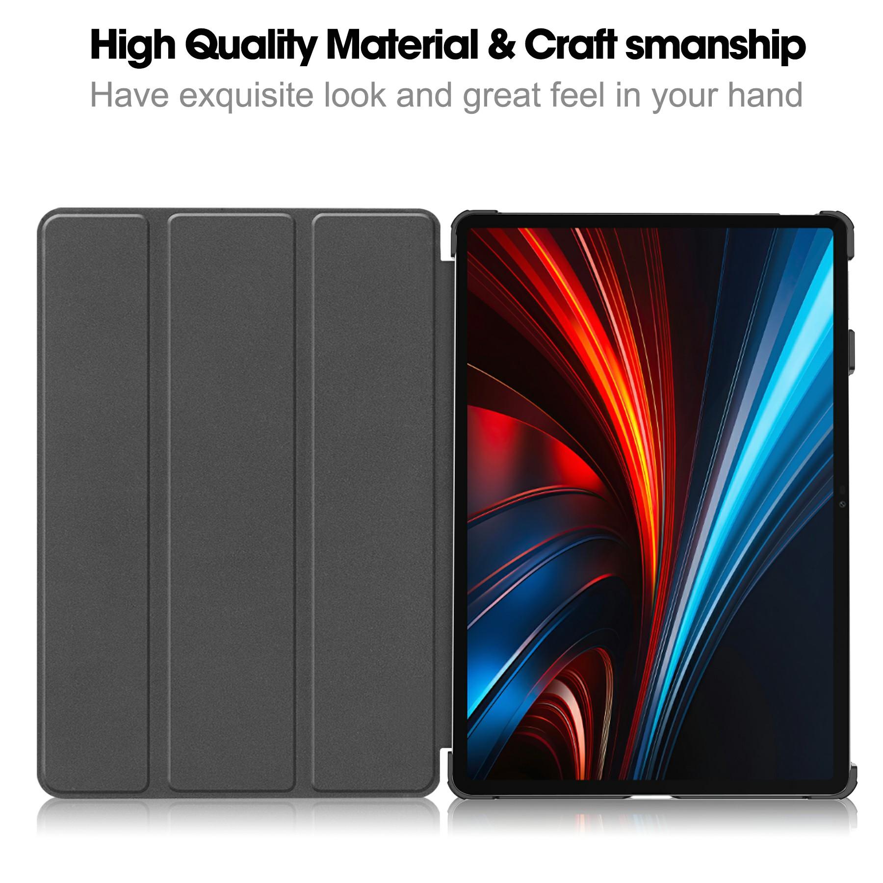 

For Honor Tablet GT Case Anti-Drop Leather Stand Tablet Cover Grey