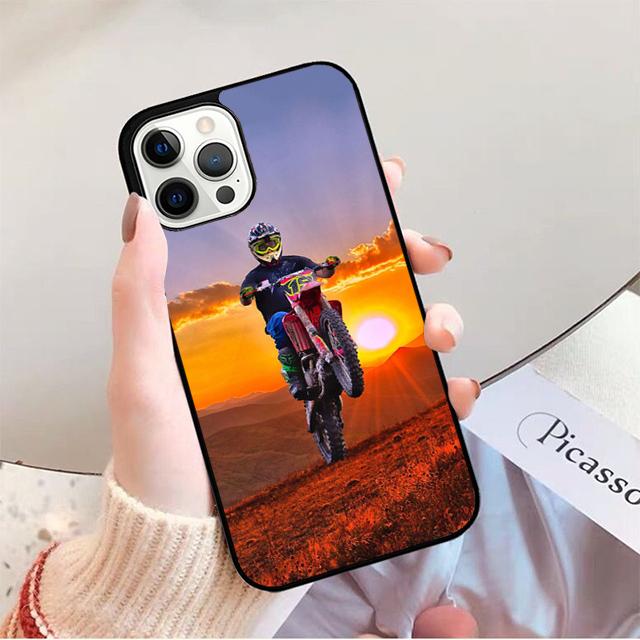 Moto Cross motorcycle sports Phone Case For iPhone 17 Air 16 15 14 13 12 Pro Max Plus Max Cover Shell