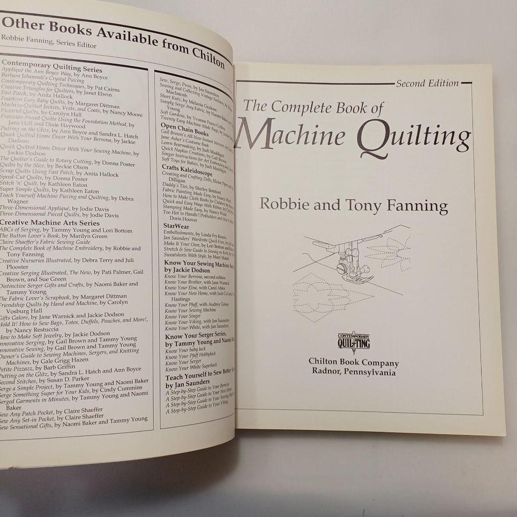 [USED] 587 The Complete Book of Machine Quilting (Contemporary Quilting)