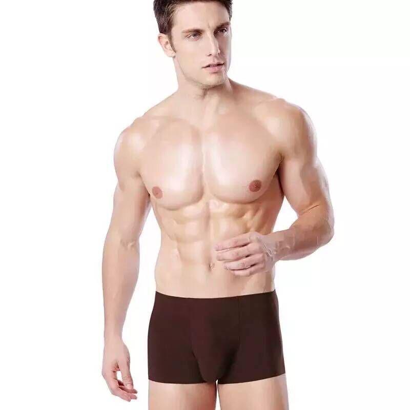 Boxer da uomo senza cuciture in seta ghiacciata - Ultraleggeri, traspiranti, sportswear alla moda