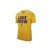 Los Angeles Lakers NBA Dri-FIT Short Sleeve T-Shirt Men Tops Yellow AQ6587-728