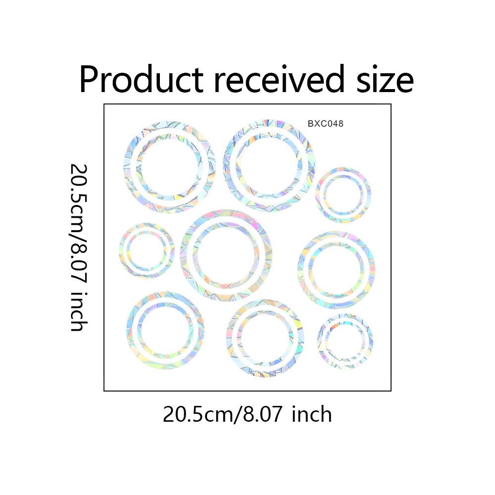 

Креативные лазерные круглые пузыри DIY украшение дома и декор стеклянные двери и окна статические наклейки на окна