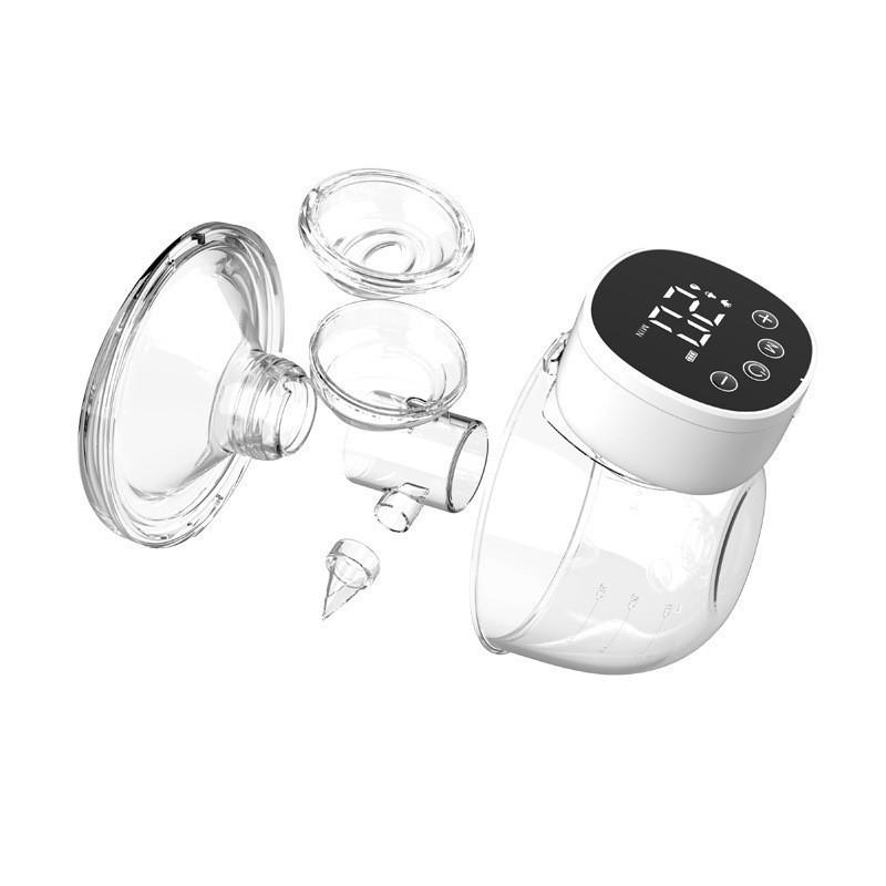 Tragbare elektrische Milchpumpe Zubehör: Silikonflansch, Milchsammelschild, Größenadapter, Stöpsel