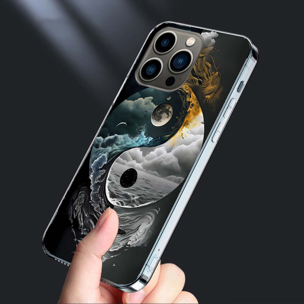 Balance of Elements The Eternal Yin-Yang Phone Case For Iphone 16E 15 Pro 14 Plus 17E 16 17 Pro Max Air 11 12 13 Mini Cover Case