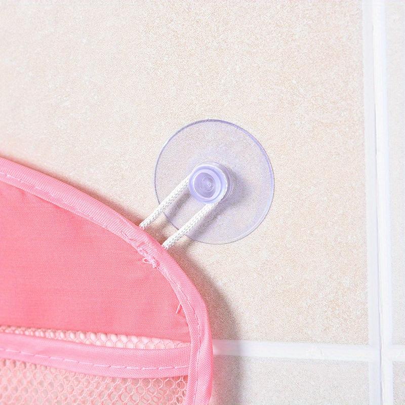 Cute Animal Baby Bath Toy Storage Net Bag Suction Cup Hanging Mesh Organizer for Bathroom Kids Shower Water Toys Container