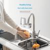 Wasserfilter für Wasserhahn 7-lagige Aktivkohlefiltration Filterelement Herausnehmbar für Hausküche Trinken Kochen