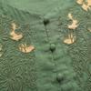 Retro Cotton and Linen Shirt Three-quarter New Artistic Embroidered Shirt Loose Top