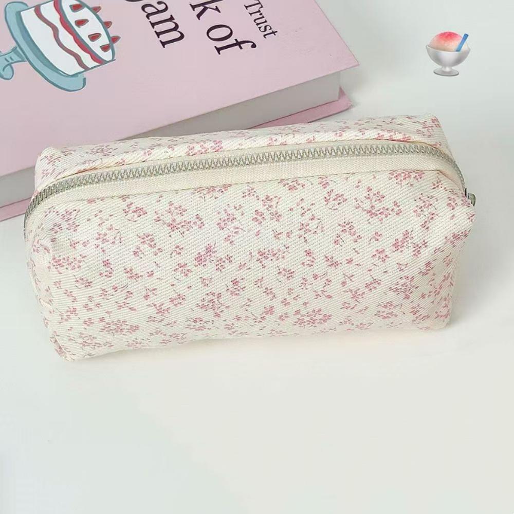 Portable Makeup Bag Autumn Women Storage Bag Corduroy Cosmetic Bag Fashion For School Everyday Use Travel