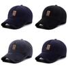 Sports Style Baseball Cap For Men With Fleece Lining Windproof Warmth For Outdoor Activities