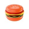 5PCS Ceramic Dinnerware Set with Unique Burger Design Ideal for Kids Adults Home Dining Event Easy To Cleaning