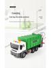 Inertial Garbage Truck Toy with Inflatable Lift and Sorting Bins - Kids' Sanitation and Sweeping Simulation