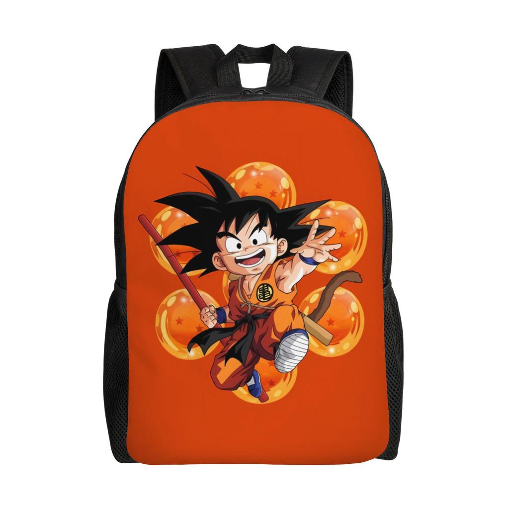 Kid Goku Flying On Nimbus Dragon Ball Backpack Cute Backpacks Youth Hiking Big High School Bags Design Rucksack