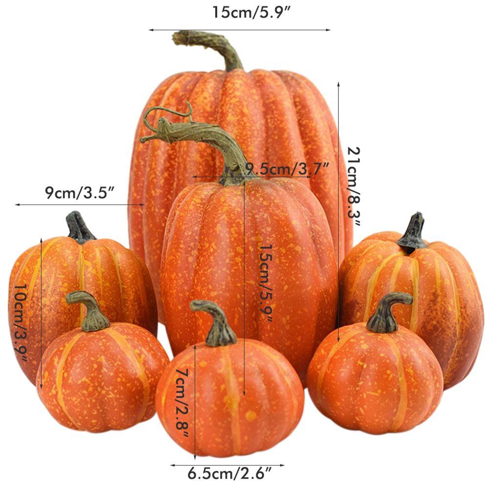 Craft Thanksgiving Fake Vegetable Artificial Pumpkin Simulation Pumpkin Model Halloween Decoration