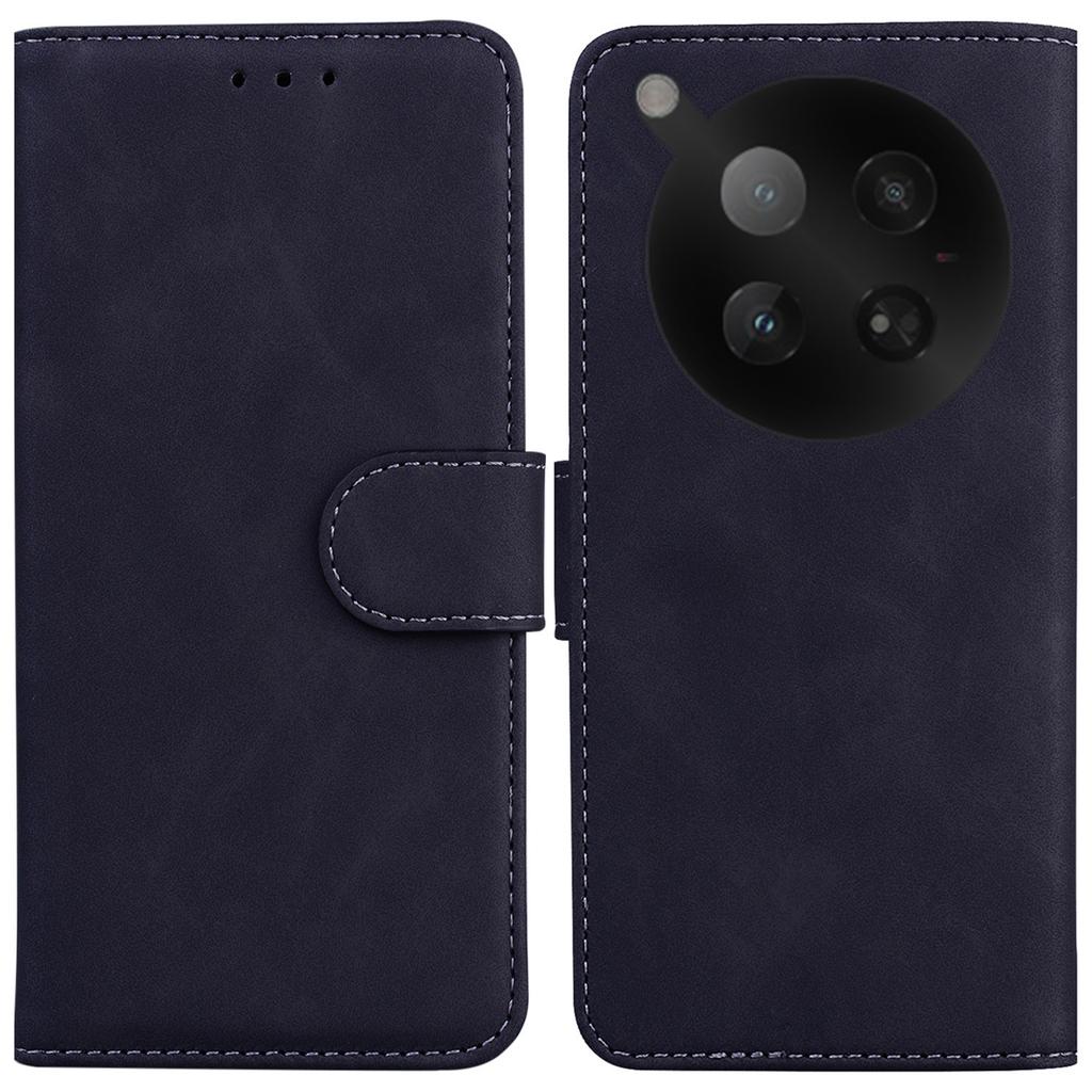 For Infinix Zero 40 4G Case Solid Color Leather Wallet Phone Cover