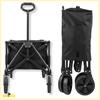 Beach cart trailer 100kg foldable camping tourist for holidays