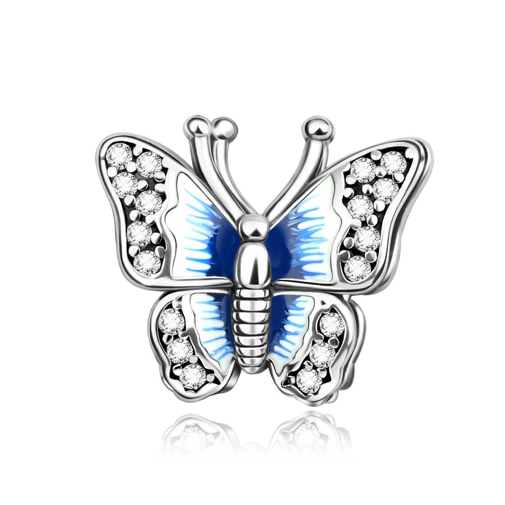 925 Silver Blue Charms Murano Glass Star Octopus Beads Pendant Bracelets Necklaces Womens DIY Jewelry Gift