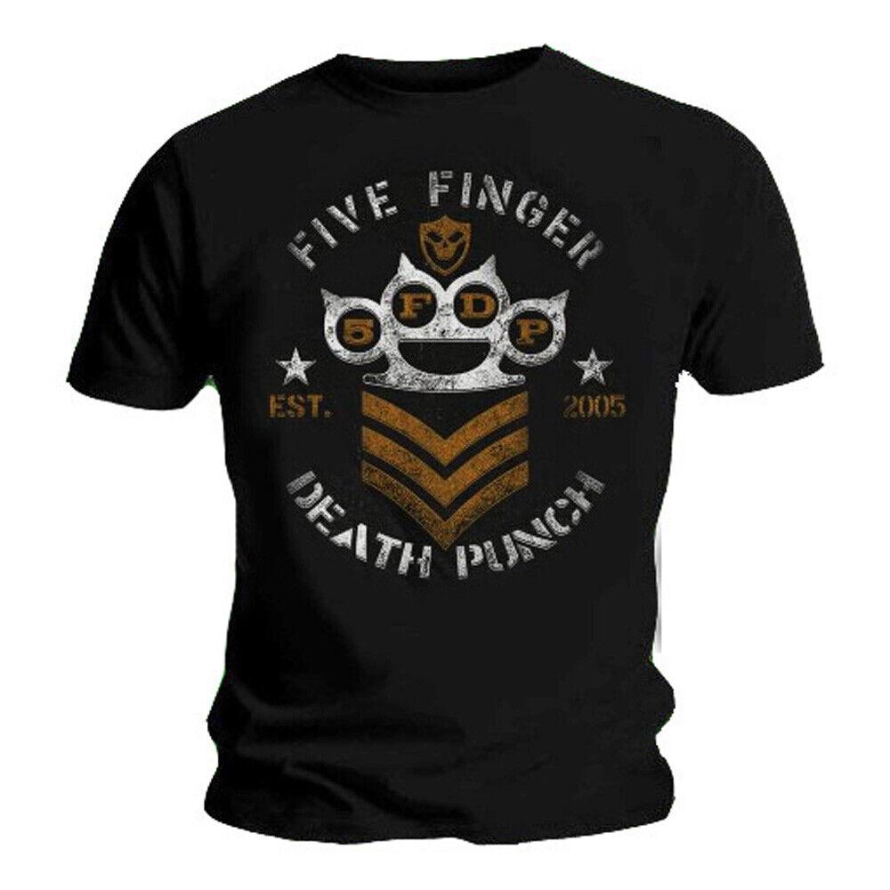 

Футболка унисекс Five Finger Death Punch Chevron Black Rock Metal Band FFDP