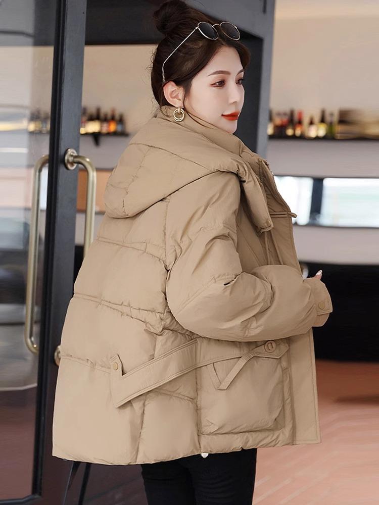 Women’s Short Hooded Windproof Thicken Warm Winter Jacket 4 Colors