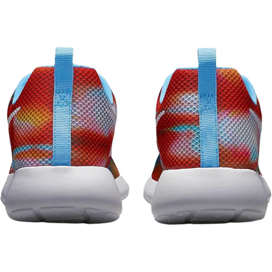 Nike Roshe One Slip Resistant Abrasion Resistant Low top Running Shoes Red Blue Kids' 705486-400