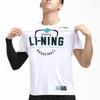 Li Ning T Shirts Men's White Crew Neck Moderate Straight Fit ATSQ483-2