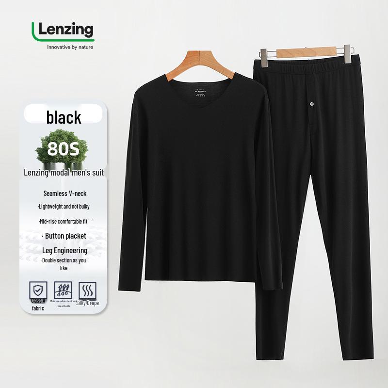 Lenzing Modal Moisturizing Base Layer Set for Men & Women - Autumn Class A Thin Warm Underwear