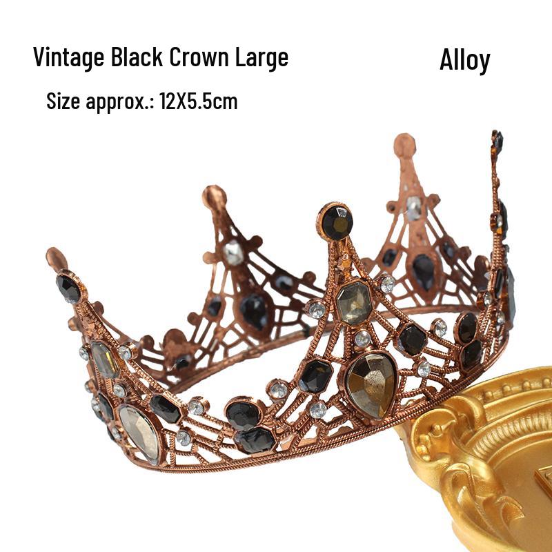 Queen Crown Cake Topper for Adults & Children - Gypsophila Pearl Birthday Decoration