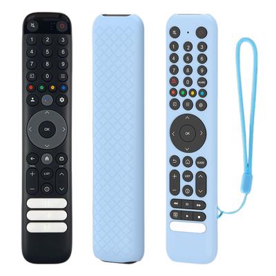 Silicone Remote Case for TCL RC716/RC833 GUB1 TV Remote Control Case Anti-Slip Remote Protective Case Shockproof Silicone Sleeve