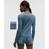 Lululemon Swiftly Tech Long Sleeve Shirt 2.0  Waist Length Steel Blue Steel Blue